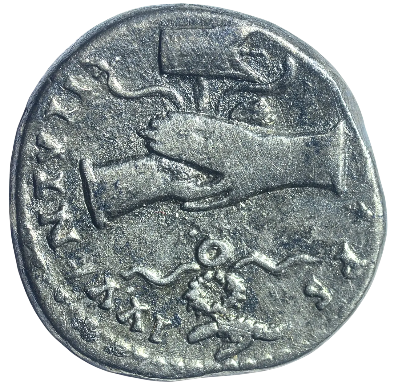 Vespasian, Denar, Rom, 70–72 n. Chr. image 2