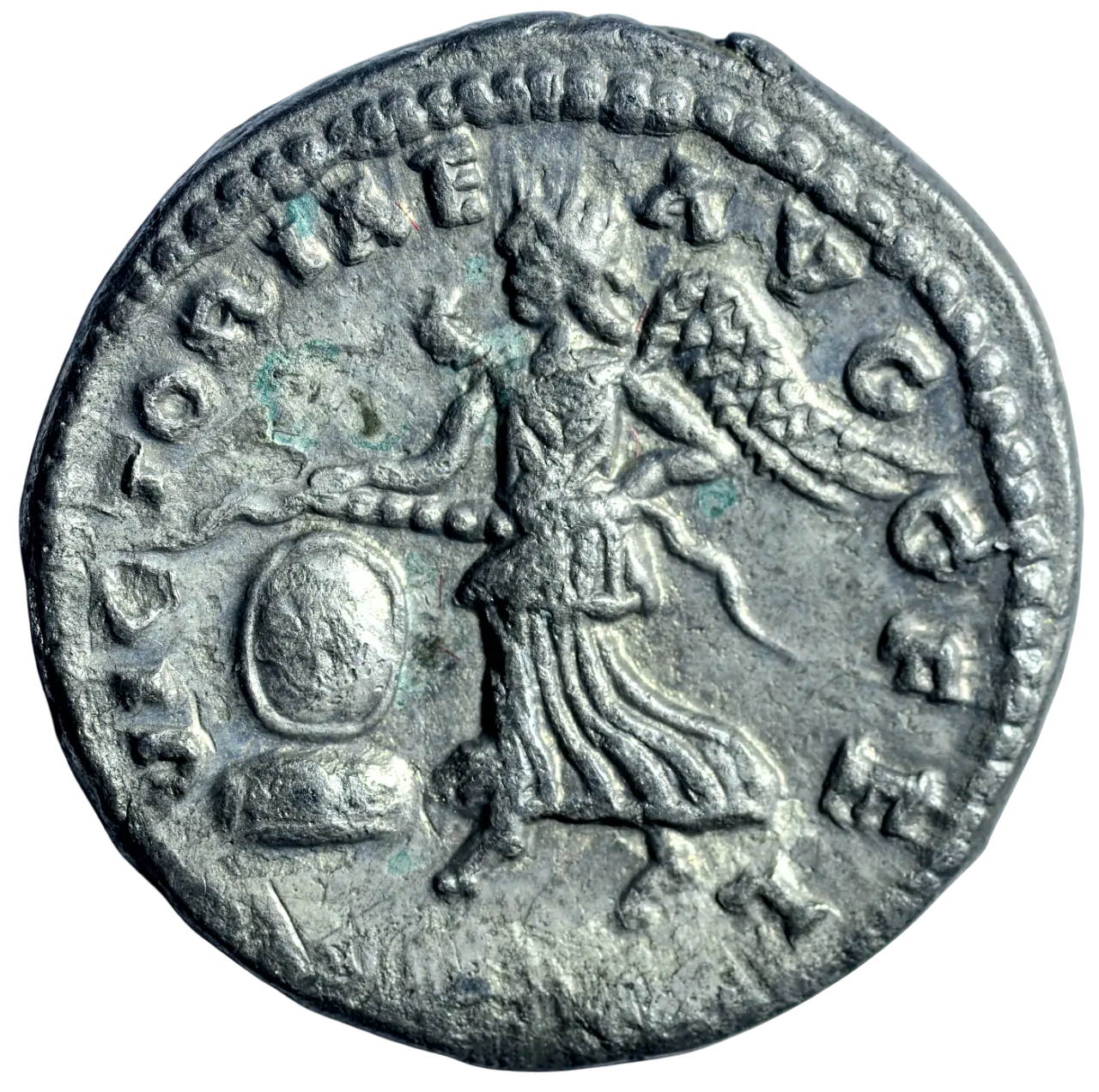 Septimius Severus – Denar, Rom, 193–211 n. Chr., VICTORIAE AVGG image 2