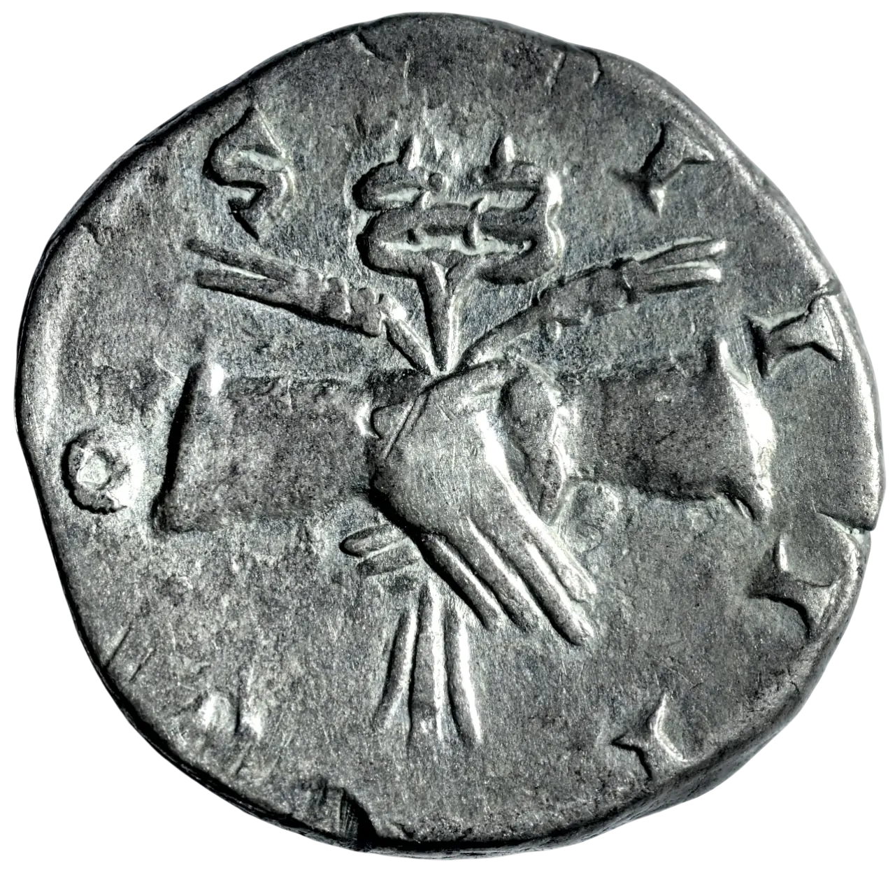 Antoninus Pius, Denar, Rom, 145–161 n. Chr. image 2