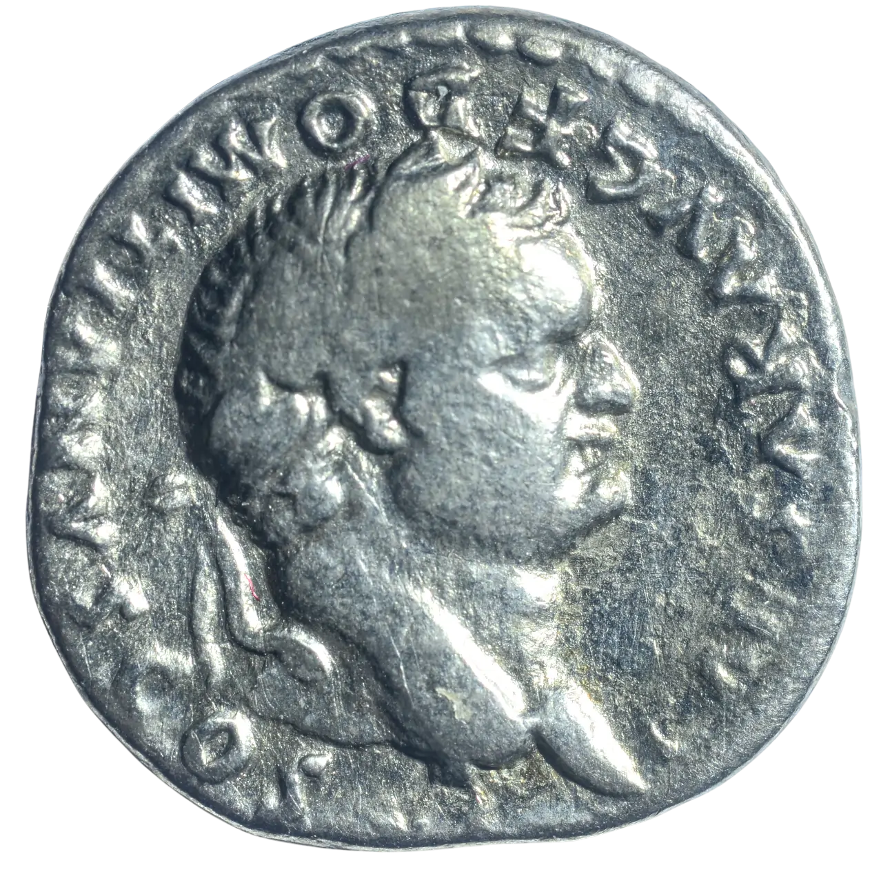 Vespasian, Denar, Rom, 70–72 n. Chr. image 1