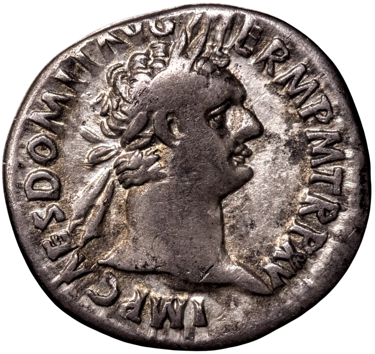 Domitian (81–96 n. Chr.), AR-Denar, Rom, 92 n. Chr image 1