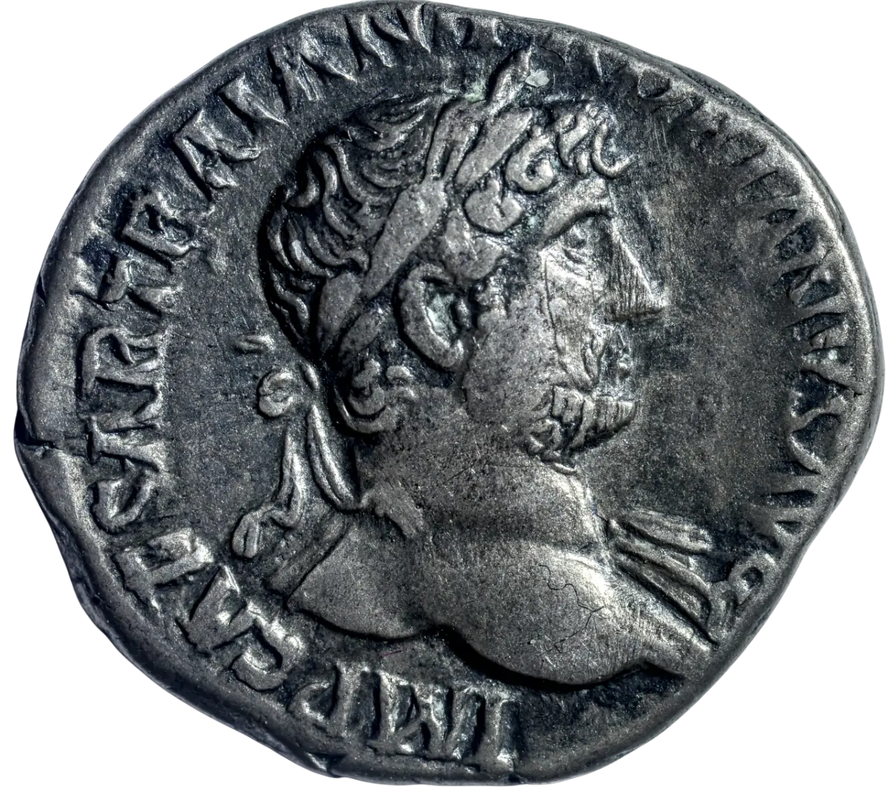 Hadrian (AD 117-138). Silver Denarius, mint of Rome, AD 119-122.  image 1
