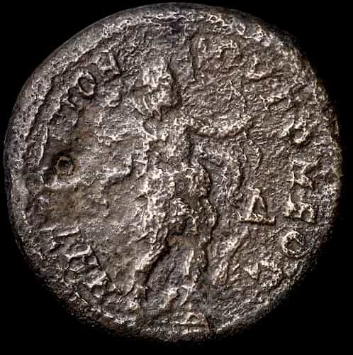 Römische Provinzialbronze aus Markianopolis (Mösia Inferior), wahrscheinlich Gordian III (238–244 n. Chr.). image 2