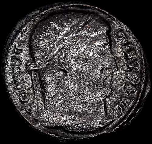 Monnaie romaine en bronze AE3 324–330 ap. J.-C. – Constantin le Grand image 1