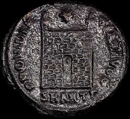 Monnaie romaine en bronze AE3 324–330 ap. J.-C. – Constantin le Grand image 2