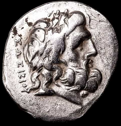 Thessalischer Bund – Silberstater mit Zeus und Athena Itonia (spätes 2.–mittleres 1. Jh. v. Chr.) image 1