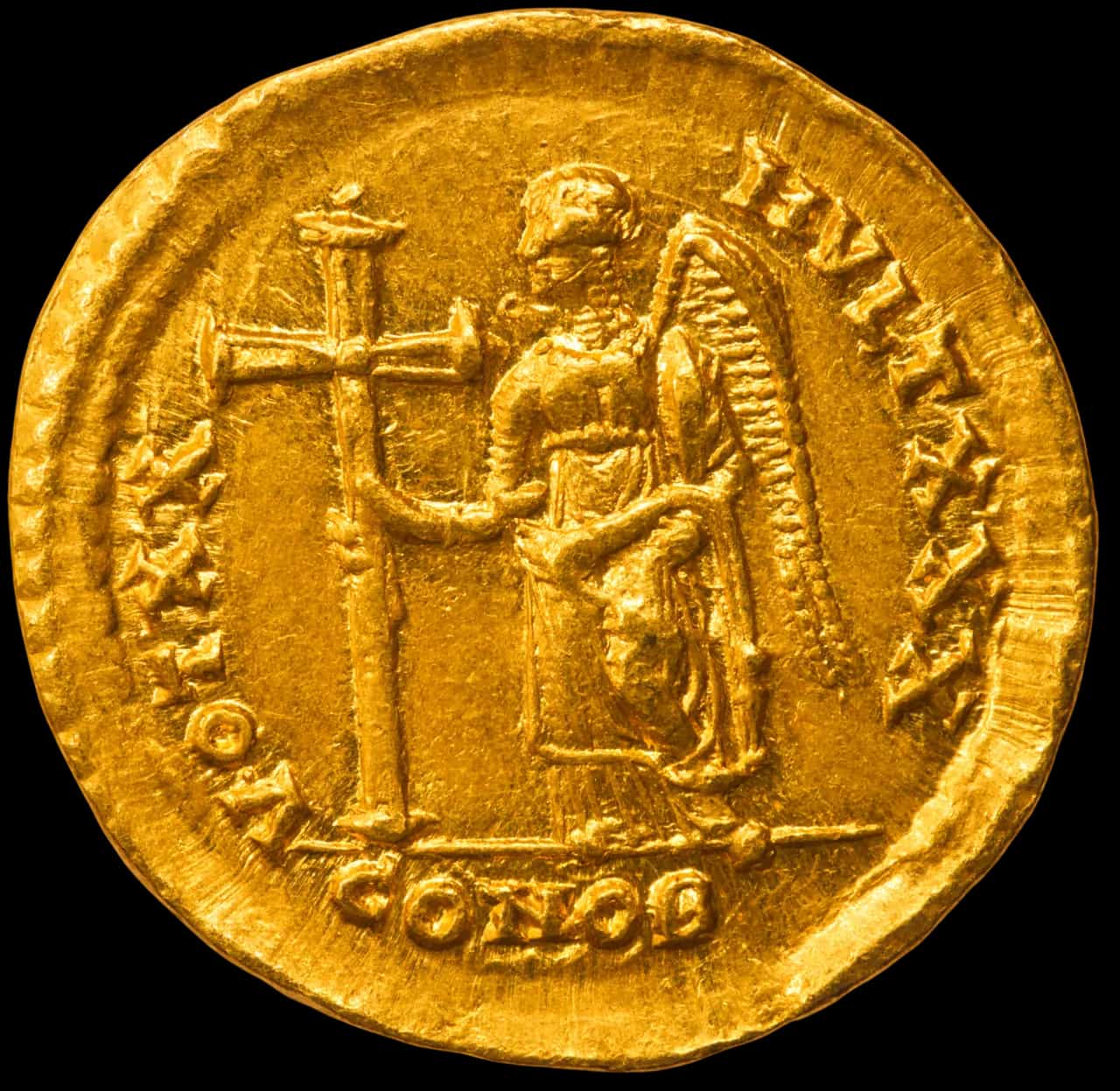 Solidus de Théodose II, Constantinople image 2