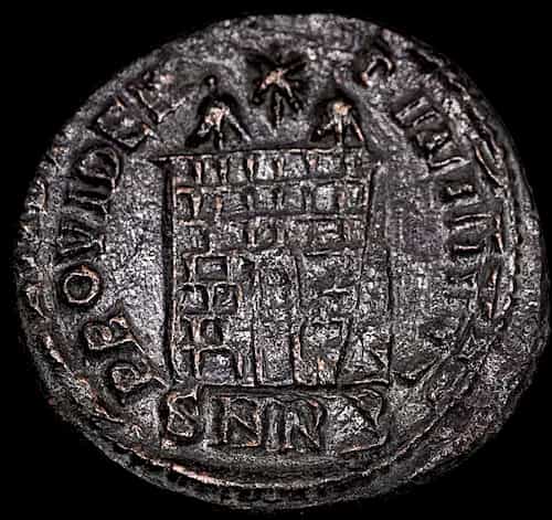 Monnaie romaine en bronze AE3 324–330 ap. J.-C. – Constantin le Grand image 2