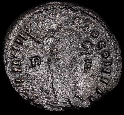 Monnaie romaine en bronze AE3 312–313 ap. J.-C. – Constantin le Grand image 2