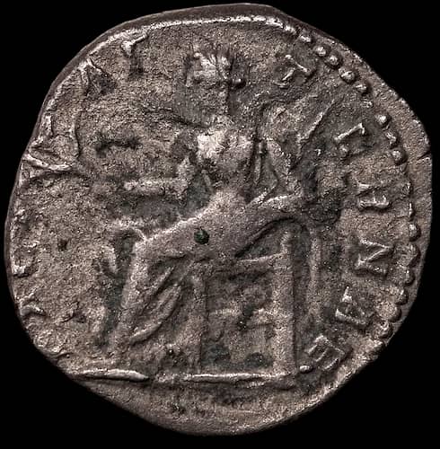 Denario romano in argento 196–197 d.C. – Settimio Severo image 2