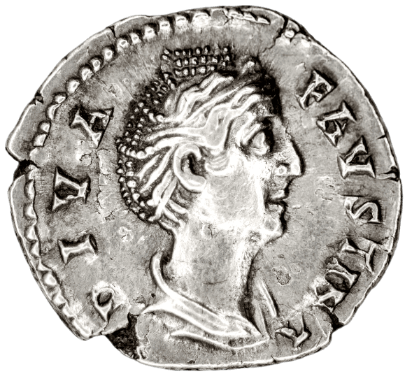 Denier de Diva Faustina l’Ancienne († 140/141 apr. J.-C.) image 1