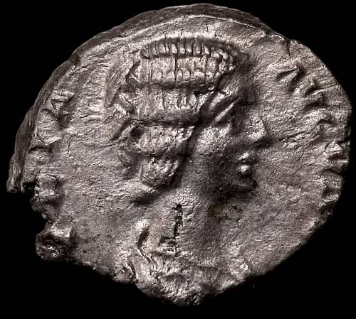 Denario romano in argento 196–211 d.C. – Giulia Domna image 1