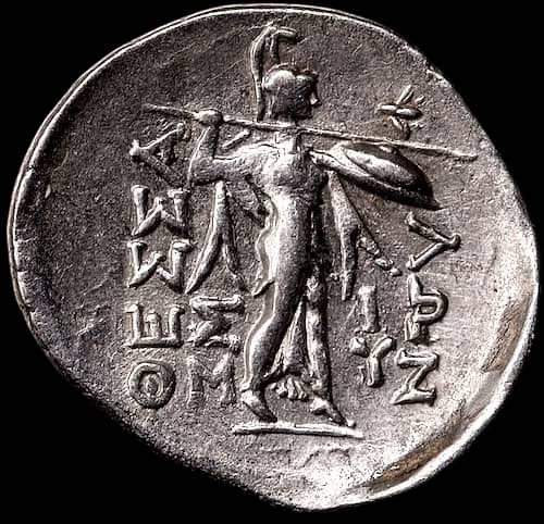Ligue thessalienne – Statère en argent avec Zeus et Athéna Itonia (fin du IIe–milieu du Ier siècle av. J.-C.) image 2
