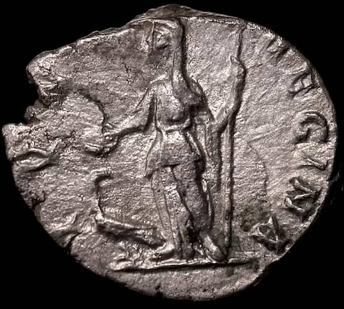 Denario romano in argento 196–211 d.C. – Giulia Domna image 2