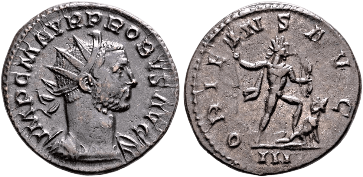 Probus – Antoninian aus Lugdunum, ORIENS AVG