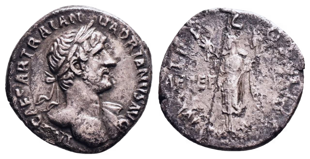 Hadrian, 117–138 n. Chr. Silberdenar