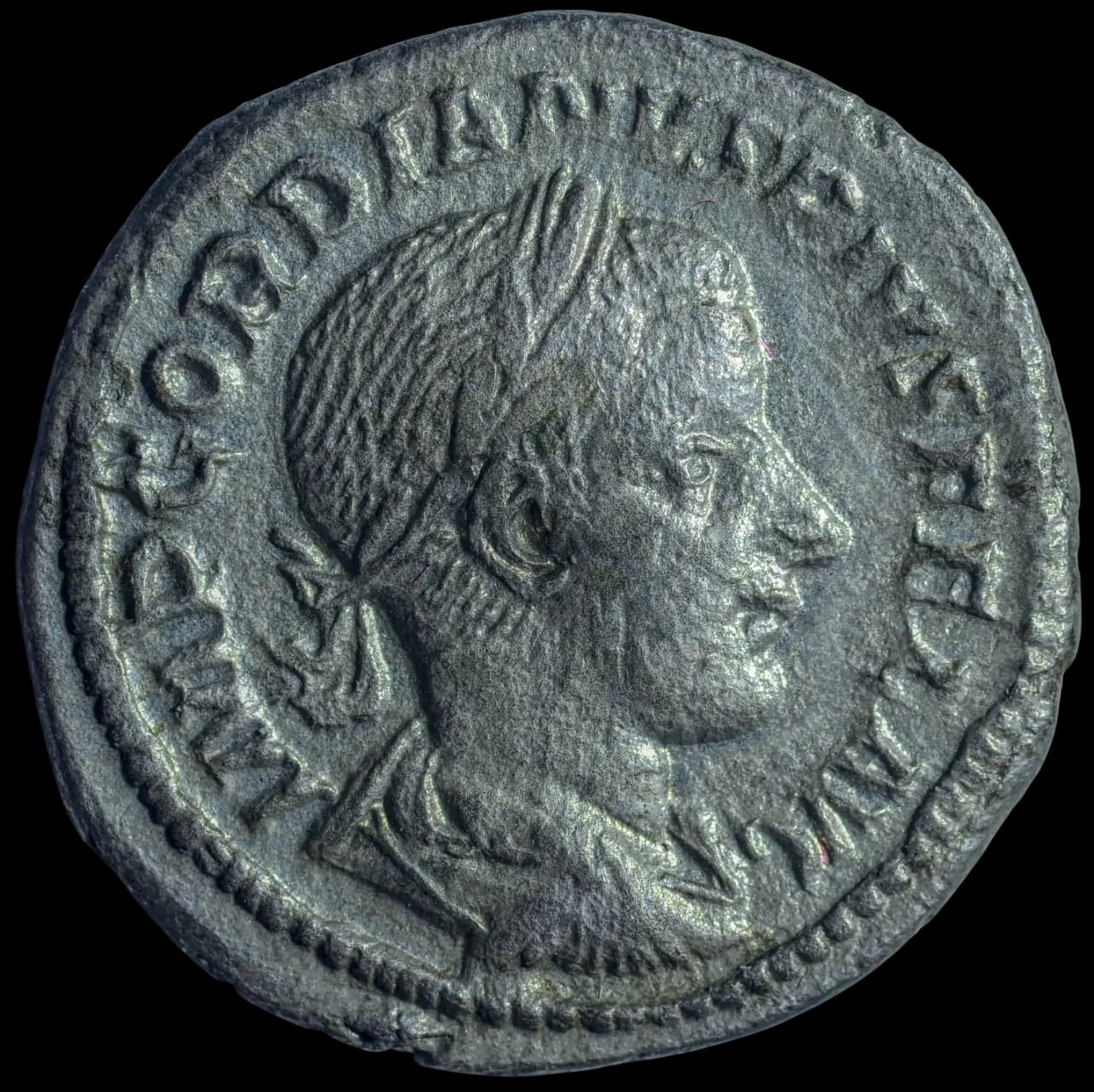 Gordian III (AD 238–244). Denarius. Rome, AD 240.